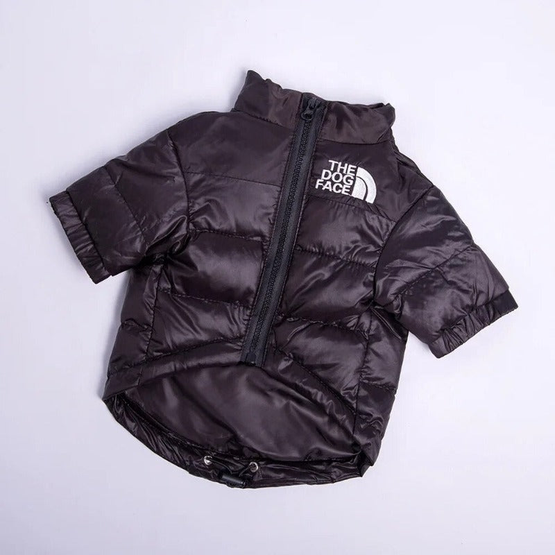 Winter Pet Dog Down Jacket The Dog Face Pet Warm and Cold-proof Puppy Coat
