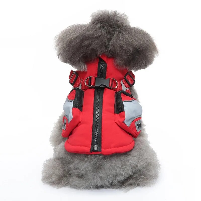 Winter Pet Dog Warm Jacket Outdoor Waterproof Dog Coat