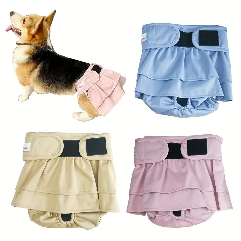 Female Dog Washable Diapers Reusable Dog Diaper Panties