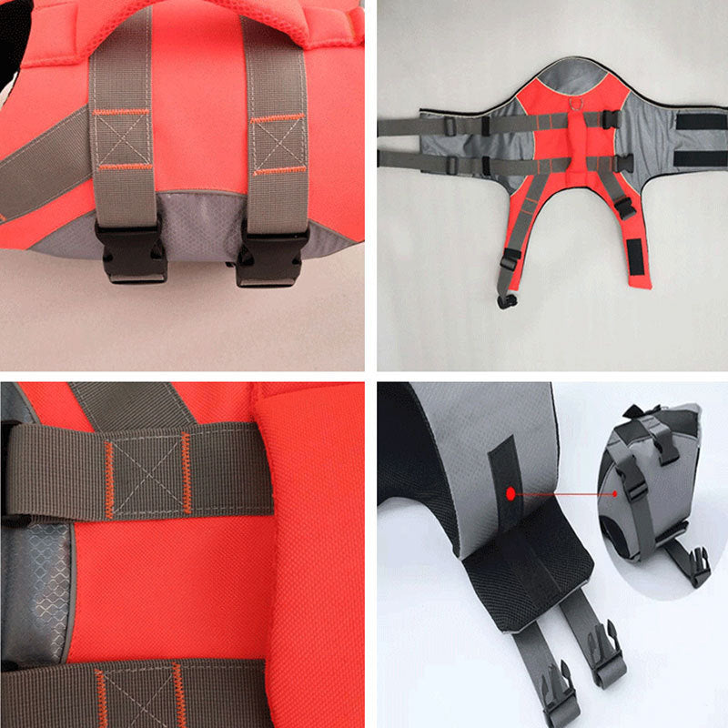 Pet Dog Life Jacket Vest Portable Breathable Swimwear Pet Dog Swimming Suit
