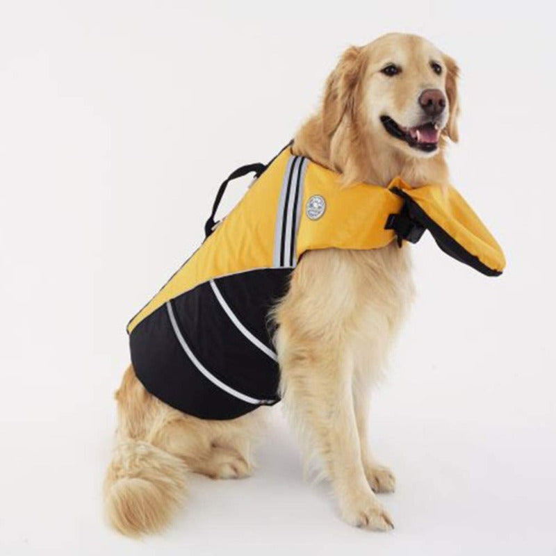 Reflective Big Dog Life Jacket Dog Swim Supplies Pet Swimwear Clothes Vest Adjustable Pet Dog Life Jacket for Small Medium Large Dog