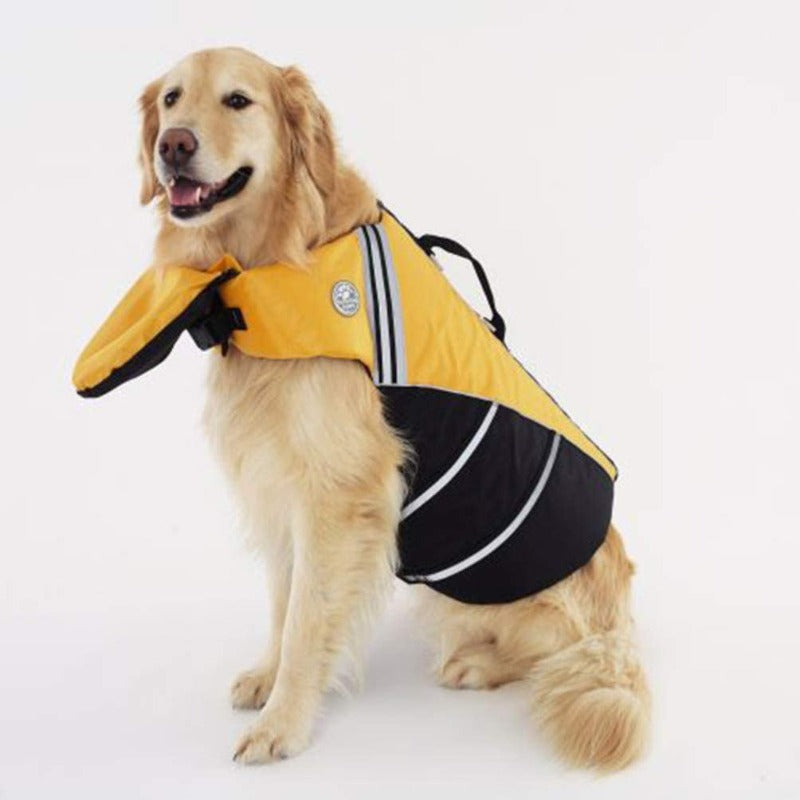 Reflective Big Dog Life Jacket Dog Swim Supplies Pet Swimwear Clothes Vest Adjustable Pet Dog Life Jacket for Small Medium Large Dog