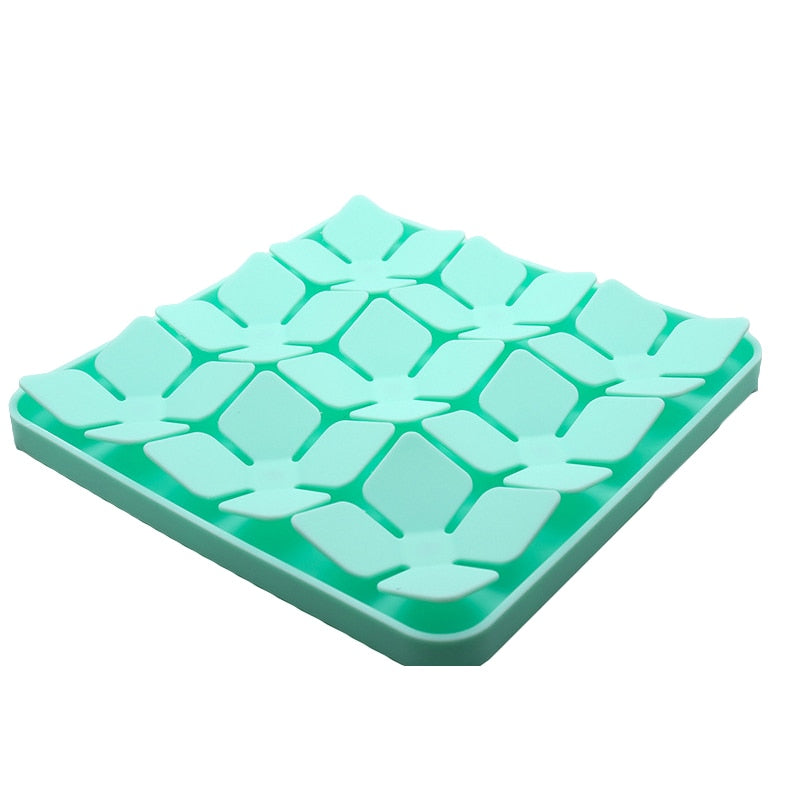 Dog Cat Slow Food Bowl Pet Dog Feeding Bowl Silicone Dog Feeding Licking Mat Dog Healthy Slow Food Feeder Bowl Mat