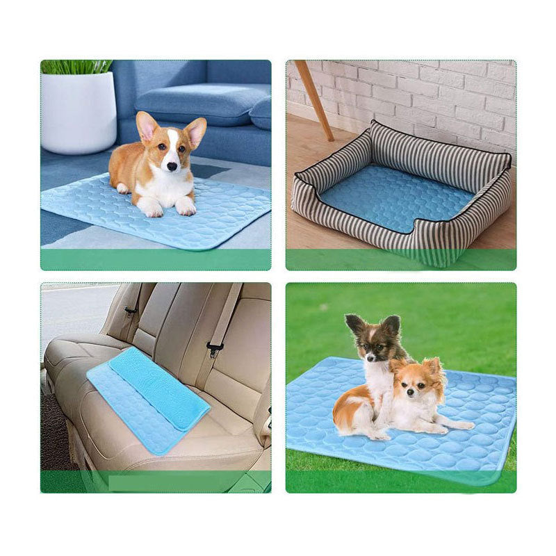 Dog Cooling Mat Pad Washable Breathable Pet Dog Bed