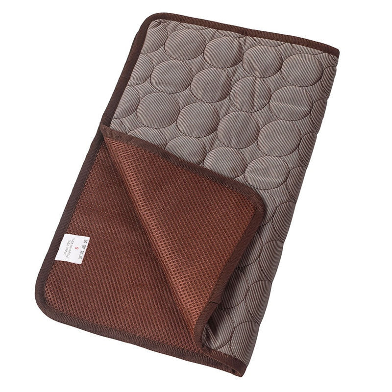 Dog Cooling Mat Pad Washable Breathable Pet Dog Bed