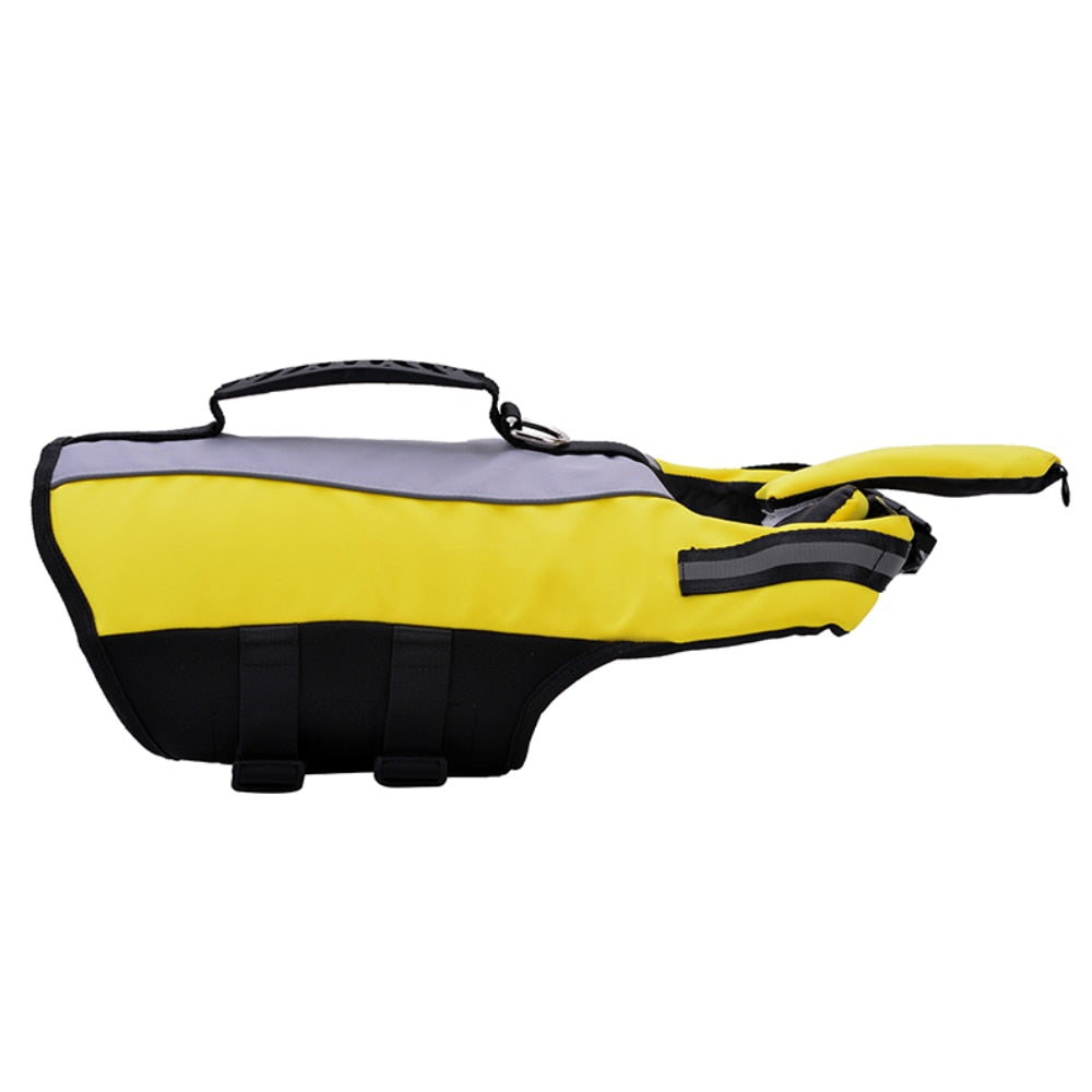 Dog Inflatable Life Jacket Foldable and Convenient Safety Swimming Reflective Suit