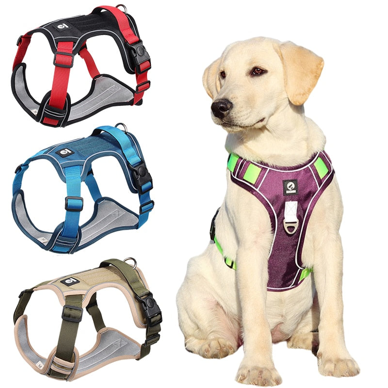 Adjustable Reflective Dog Harness Vest