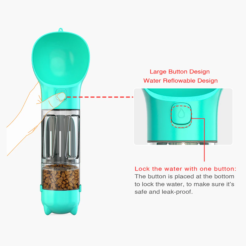 Portable Multifunction Dog Water Bottle