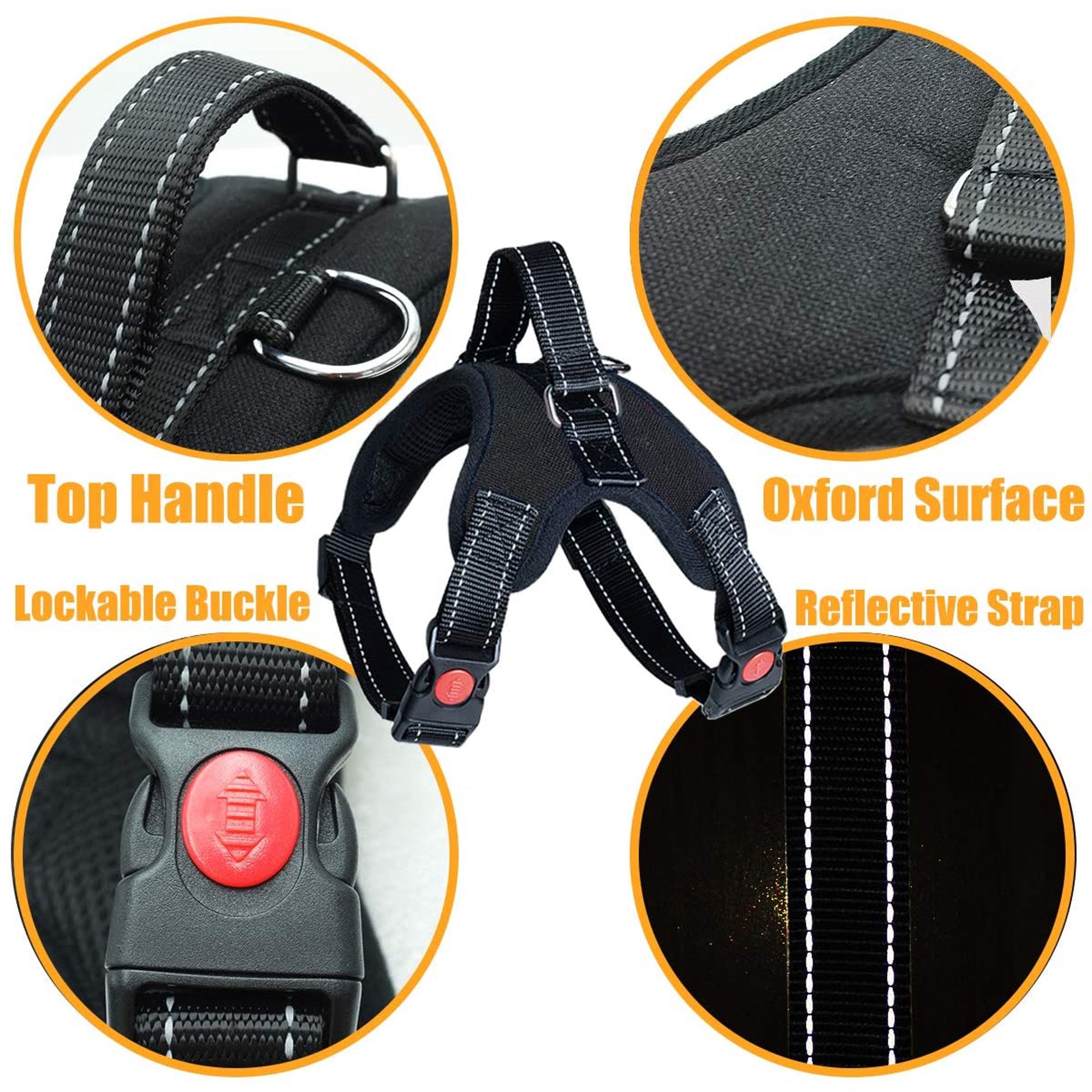 Nylon Dog Adjustable Harness Vest