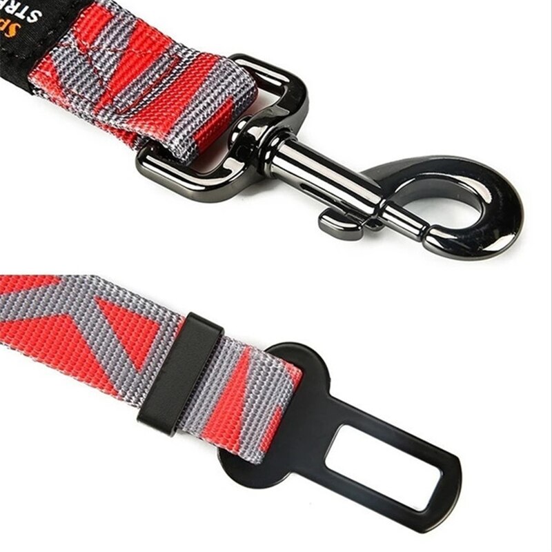 Adjustable Dog Leash Car Seat Belt